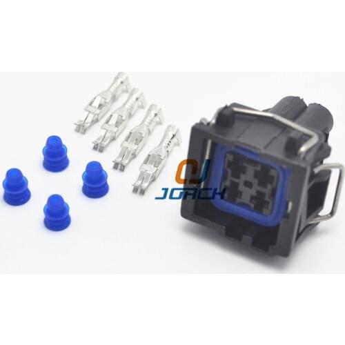 10 sets 4 pin TYCO AMP waterproof wire connector VW AUDI 3.5mm automotive connectors plug