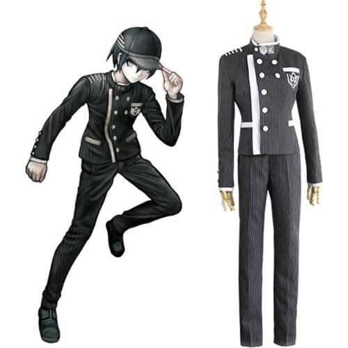 Danganronpa V3 Killing Harmony Saihara Shuichi Detective cosplay school uniform