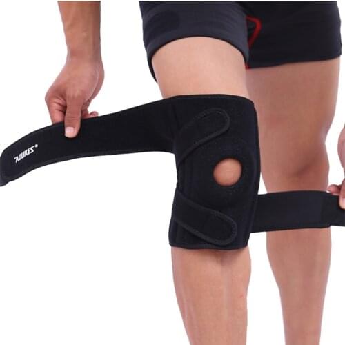 AOLIKES Sports Knee Pads Four Springs Support EVA Breathable Brace Knee Protector Kneepad ginocchiere