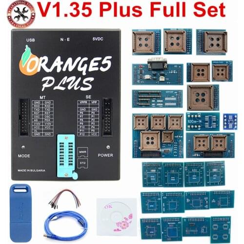 Universally Orange5 Programmer ECU Programming Device V1.36 With Full Adapters OEM Orange 5 Plus V1.35 Added New Authorization