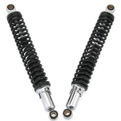 RFY Universal 400mm 15.75" Motorcycle Air Shock Absorber Rear Suspension For Yamaha Motor Scooter ATV Quad Black