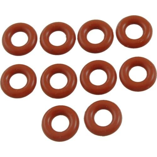 Uxcell 12mm x 3mm Silicone O Ring Oil Sealing Washers Grommets Red 10 Pcs