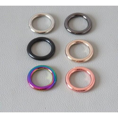 1Pcs Inner 20mm Strong Metal Circular O Ring For Bag Straps Accessory Belt Loop Buckle Hardware Pet Dog Collar Harness Clasp