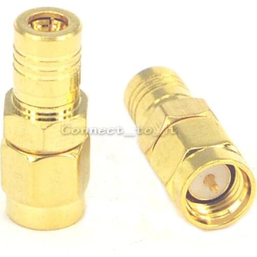 10 Pieces/lot Straight SMA to SMB Adapter SMA Male Plug to SMB Female Jack Goldplated RF Coax Connector Adapters
