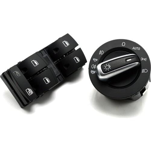 2 Pcs Window switch Headlight Switch For AUDI A6 S6 C6 RS6 A6 Allroad Quattro 4F0 959 851 4F1 941 431E 4F0959565 4F1 927 225C