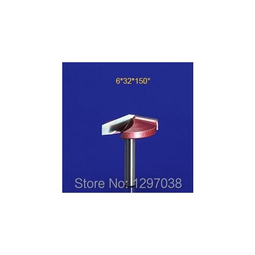 4pcs 6*32*150degree 3D Bit Router V type cutter woodworking trimming knife edge chamfering tools cnc engraving machine cutter