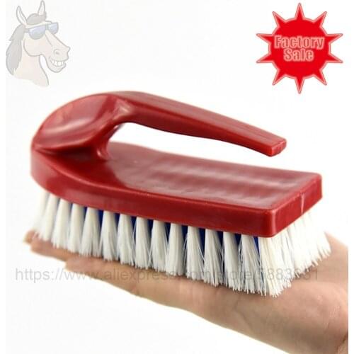 46 5018 Stable floor washing brush with 1'' soft mixed color bristles 15*6.5cm grooming perfect touch brush factory direct sale