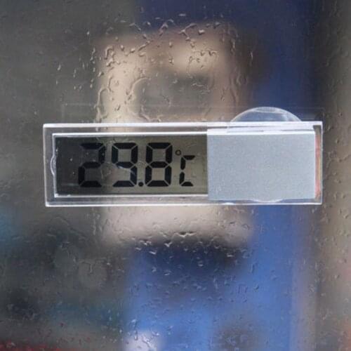 Car Thermometer for oven Osculum Type Celsius Fahrenheit Lcd Digital Temperatures Meter Suction Cup For Indoor Outdoor