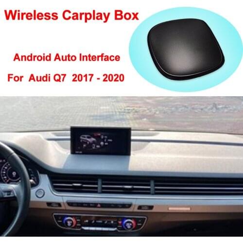 Wireless Carplay Ai Box Car Multimedia-Player Carplay Android Box For Audi Q7 2017-2020 4+64G Audio Navigation Auto Interface
