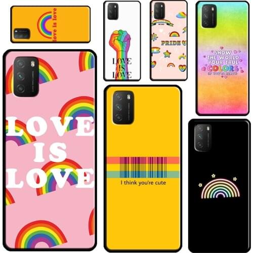 Gay Lesbian LGBT Rainbow Pride For POCO X3 Pro M3 F1 F2 F3 Phone Case For Xiaomi Mi 11 Lite 9 10 A3 Mi 11 Ultra 10T Pro