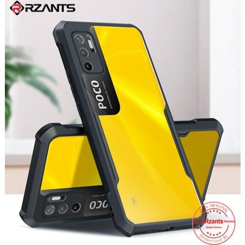 Rzants For Xiaomi POCO M3 Pro Redmi Note 10 10S Redmi Note 10 Pro Max 4G 5G Case Hard Air Bag Protection Slim Clear Cover