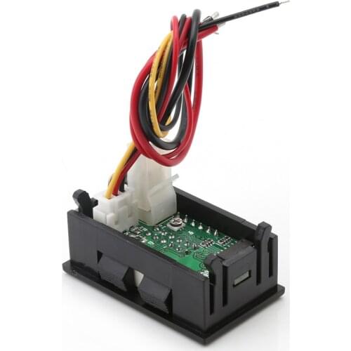 Dual Display 4 Bit Voltage Current Meter DC 0-33V/1A/3A Voltmeter Ammeter