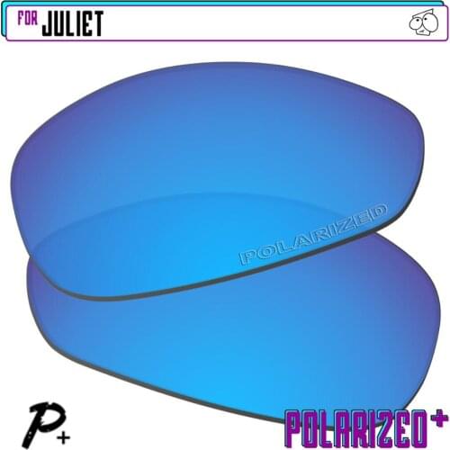 EZReplace Polarized Replacement Lenses for - Oakley Juliet Sunglasses - Blue P Plus