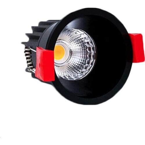 Deep Antiglare Spot Lights Embedded 5W 7W LED Ceiling Light living Room Wall aisle hotel Downlight CREE COB Round Ceiling Light