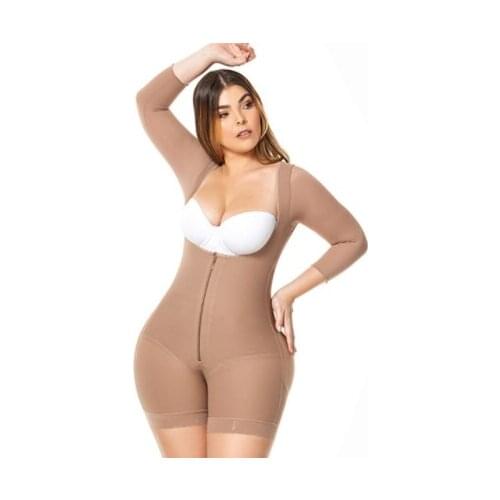 Bodysuits For Long Sleeve Compression Garments After Liposuction Postpartum Shapewear For Women Sliming Underwear