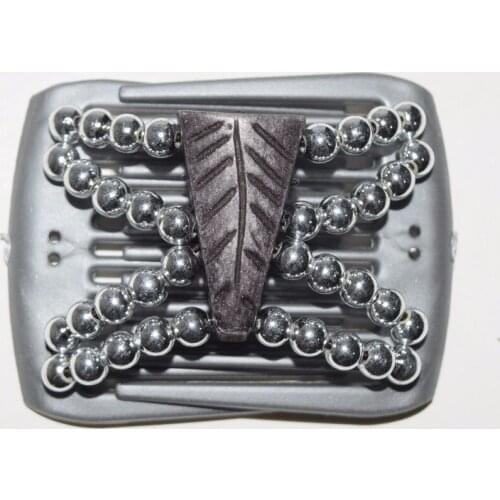 Leaf and silver beads small size magic comb 20 pcs/lot Easy to Use for young&old