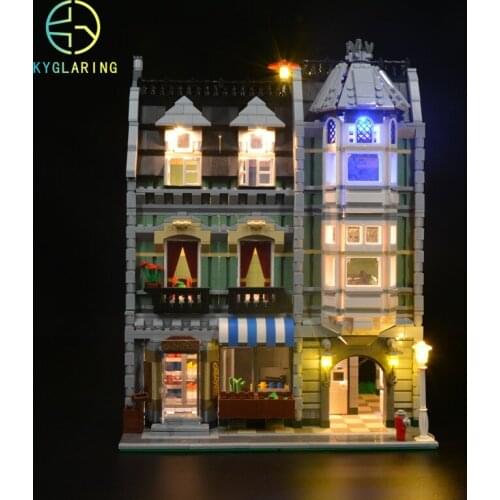 Kyglaring Led Lighting Set DIY Toys For 10185 And 15008 Green Grocer (Not Included Building Blocks)
