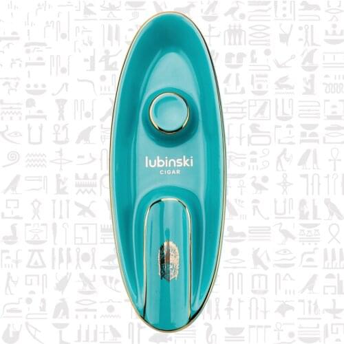 New Color Fashion Cigar Ashtray Portable Boat Shape Ceramic Ashtray Home Round Single Stand Cigar Travel Stand Ash Holder CA-040