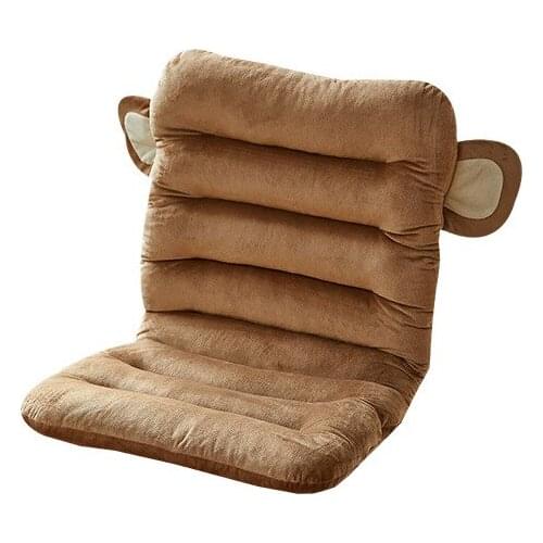 Candy Color Chair Seat Cushion Breathable Soft Chaise Lounge Backrest Pillows Warm Sleeping Tatami Mattress Bedroom Decor