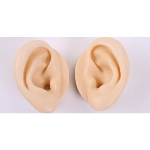 Simulator decompression mold silicone ear model ASMR voice-activated headset earrings display props