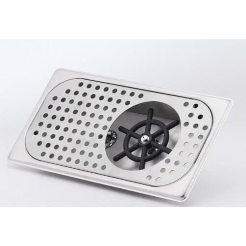 Glass Rinser Diameter 201 Stainless Steel Rinser for Beer Milk Tea Cup Washer Cleaner Glass Rinser for Hotel Bar