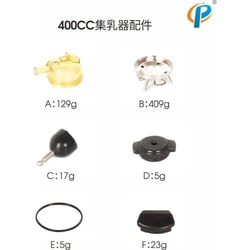 400CC Milk Claw Spare Parts Cow Milking Claw Gasket Rubber Valve Parts