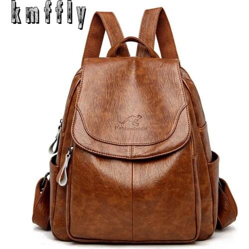 Women Backpack High Quality Leather Backpack Fashion School Bag pack Large Capacity Travel Backpack Casual Shoulder Bag