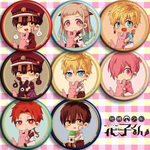 1pc Toilet-Bound Hanako-kun Minamoto Kou anime fans badges broche brooch pins