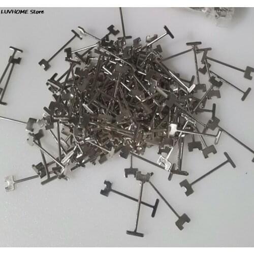 100 Pcs Replacement Steel Needles For Flooring Wall Tile Leveling System Leveler Replaceable Pin Tiling Construction Tools 1.5mm