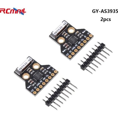 2Pcs GY-AS3935 AS3935 Breakout Light-ning Detector Digital Sensor Board Module SPI I2C Thunder Storm Distance Detection FZ3480