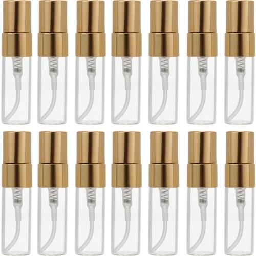 20Pcs 3ml Glass Perfume Atomizer Bottle Refillable Spray Bottles Container