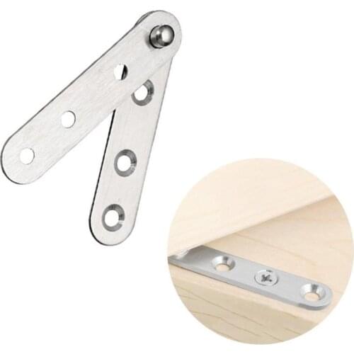 60/80/100mm Stainless Steel Hardware Doors Hinges Rotating Shaft Rotation Hinge Positioning Concealed Upper Lower Cabinet Hinge