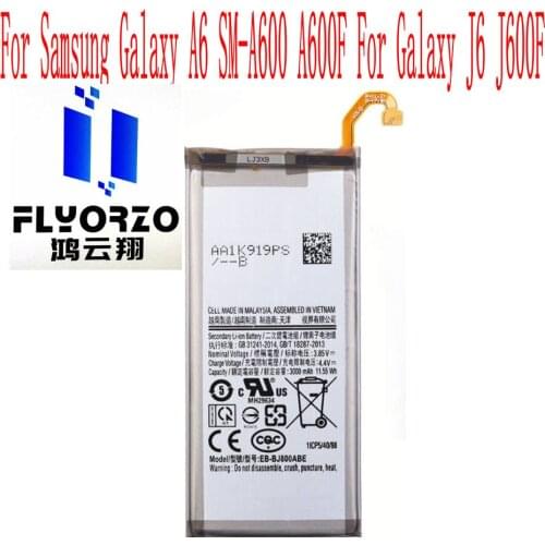 Аккумуляторы для телефонов Samsung Galaxy A6 FLYORZO China At AliExpress