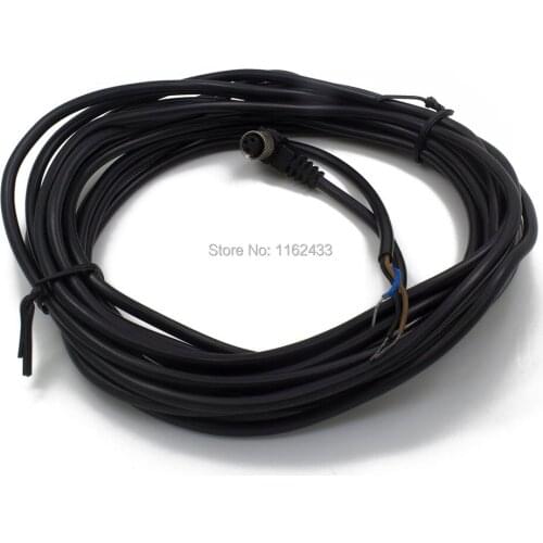 FSC8-FB-3 M8 sensor connector 3pins bend female head 5m PVC cable for M8 NPN PNP proximity sensor switch