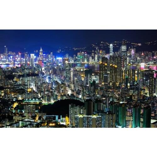 Hong Kong China Art Film Print Silk Poster Home Wall Decor 24x36inch
