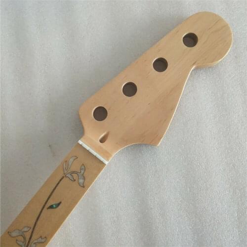 FRETLESS Maple 20 Fret Neck For P Bass Guitar Neck Replacment gloss finished