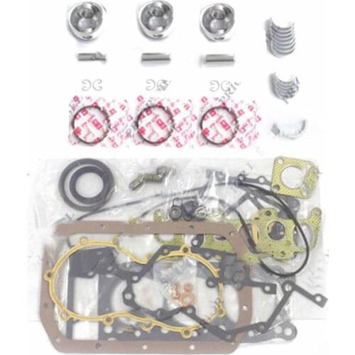 3LB1 Engine Kit Excavator Aftermarket Parts for Hitachi EX55 IHI 16N 17NE Mini-excavator and Generator digger parts