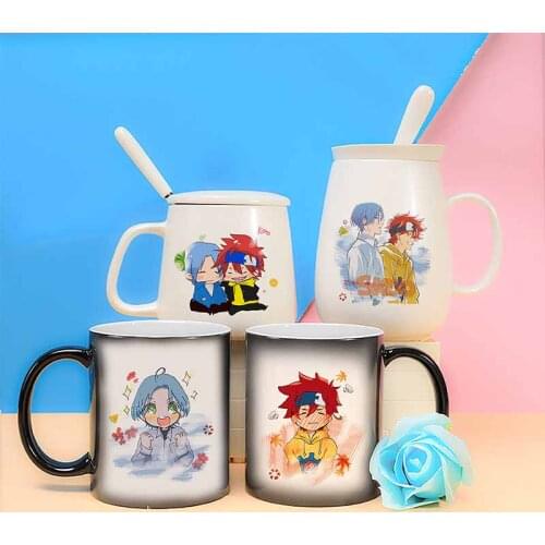 Anime SK8 the Infinity SK EIGHT REKI Langa MIYA Mug Cup Cartoon Ceramic Change Color Coffee Water Cup Student Gift Cosplay