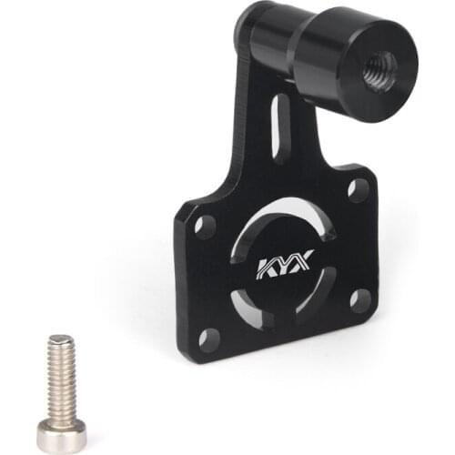 KYX Racing CNC Machined Aluminum Alloy Spare Wheel Carrier Upgrades Part Accessories for RC Crawler Car Axial SCX24 JLU AXI00002