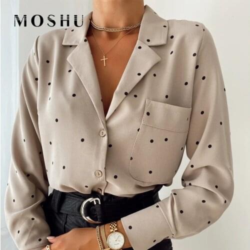 MOSHU Business Shirts For Women
