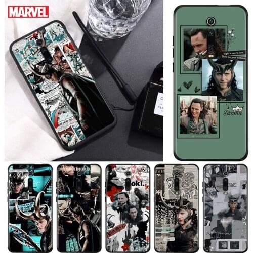 Marvel Avengers Loki For Xiaomi Redmi 9T 9I 9AT 9A 9C 9 8A 8 7A 7 6A 6 5A 5 4X PRO Prime Plus Black Soft Phone Case