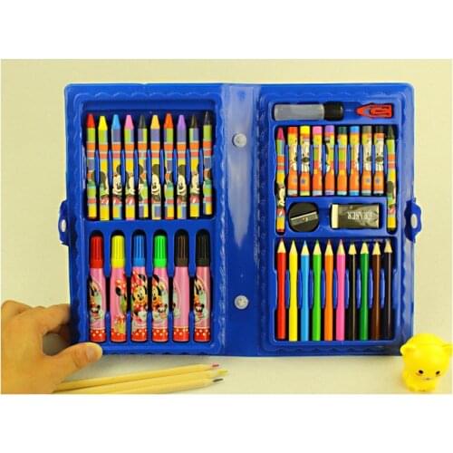 Set of 42 Pieces Childrens Painting Pen Waterbrush Stationery Painting Set Drawing Sketch Pens Art Markers