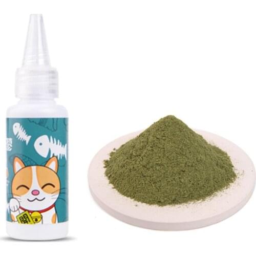 Natural Silvervine Powder Organic Cat Catnip Cleaning Teeth Kitten Cat Snacks Increased Appetite Healthy Supply Relieve Stress
