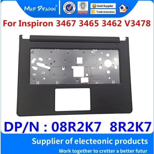 New original Replacement NEW Palmrest Upper Cover Case for Dell Inspiron 14 3000 3467 3465 3462 Vostro 3478 V3478 08R2K7 8R2K7