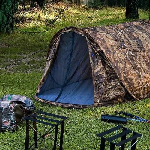 Hunting Tent Tactical Camouflage Sun Shelter Automatic Tent Air Cushion Sleeping Pad Outdoor Camping Fishing Supplies