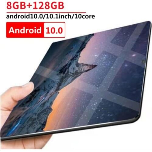 Best selling 10.1 inch 3G Phone Call Tablet Pc Android 9.0 Quad Core Google Play Dual SIM Cards WiFi Tablets 10inch 8GB 128GB