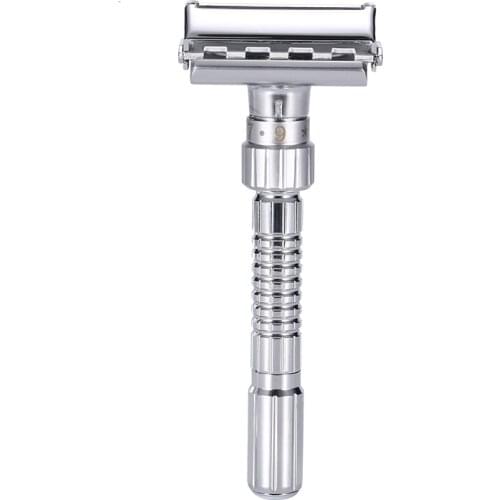 1 To 9 Adjustable Razor Men Shaving Safety Razors Metal Classic Manual Wet Shavers Double Edges