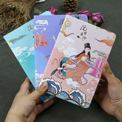 Antique Retro Diary Hand Ledger Lovely Student Notebook Full Color Page Notebook Notebook Notebook Notebooks and Journals