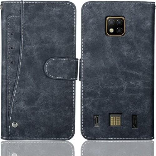 Luxury Wallet Doogee S95 Pro Case 6.3" Vintage Flip Leather Business Protective Cover For Doogee S95 Case With Card Slots