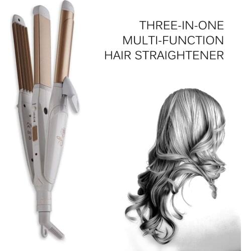 Hair straightener wave curler professional hair care and styling tools 3 in 1 curling iron curling iron electric curling iron